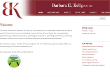 Tablet Screenshot of kellypsychology.com